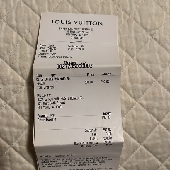 Louis Vuitton Reversible Belt - Picture 6 of 7